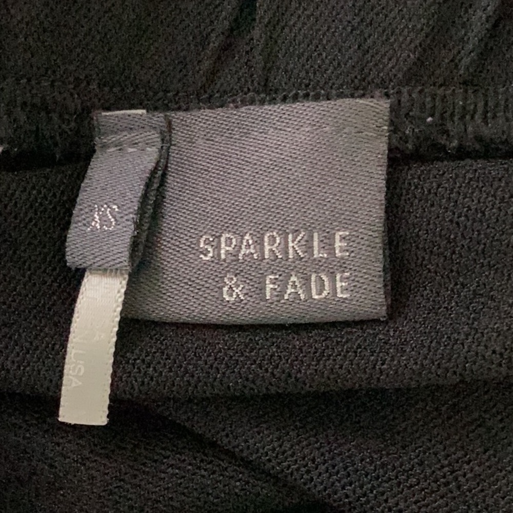 UO Sparkle & Fade Black Maxi Skirt - Picture 6 of 7